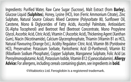 Vista 3 de Vitabiotics Organic Feroglobin Liquid 16.9 fl oz