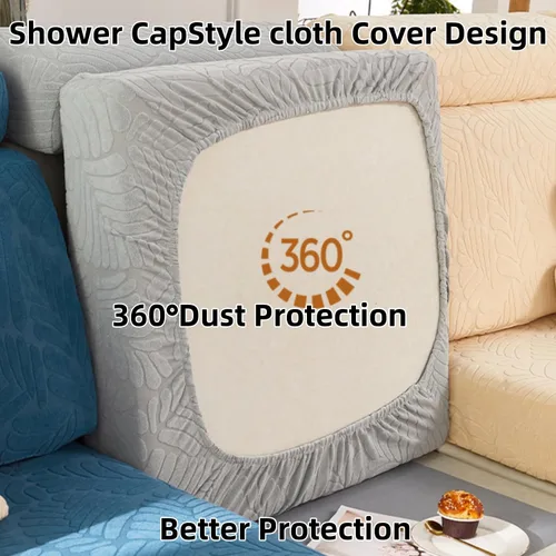 Vista 5 de Funda mágica universal para interior de sofá, funda de sofá resistente al desgaste, funda de sofá modular en forma de L, diván con cojín separado