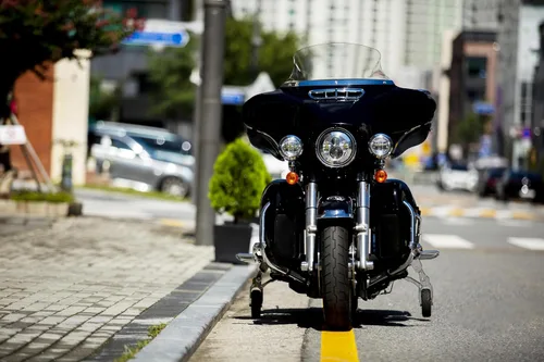 Vista 6 de GLK Tren de aterrizaje para motocicleta para Indian Roadmaster Cromo Titanio Ruedas de seguridad con extensión y retracción automática