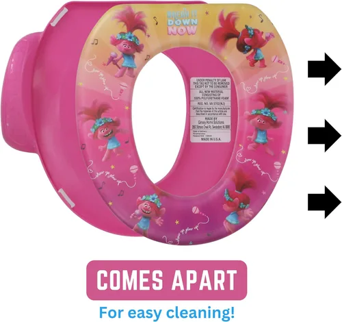 Vista 5 de NBC Universal Trolls - Asiento suave para orinal