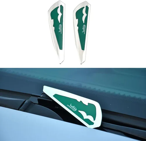 Vista 17 de JSCARLIFE 1 par de limpiaparabrisas de coche con soporte para parabrisas, limpiaparabrisas con alerón (Negro/2)