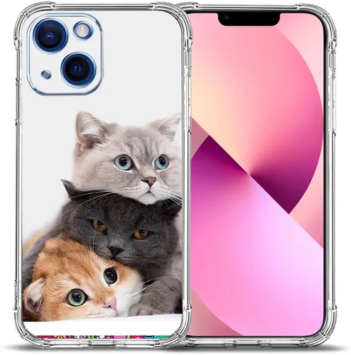 Vista 10 de Funda para iPhone 13 Pro Max, protección contra caídas de flores de mariposa azul, rosa, a prueba de golpes, carcasa protectora de cuerpo completo