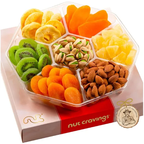 Vista 10 de Bandeja de regato con frutos secos y frutas