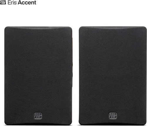 Vista 11 de PreSonus Eris Accent - Altavoces de estantería alimentados de 50W con cable, altavoces estéreo para tocadiscos, mesa de trabajo y hogar, múltiples