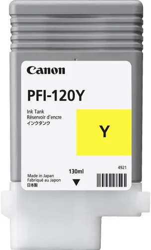 Vista 6 de Canon Paquete de tanque de tinta de pigmento PFI120 (negro mate, cian, magenta, amarillo, negro) en embalaje al por menor