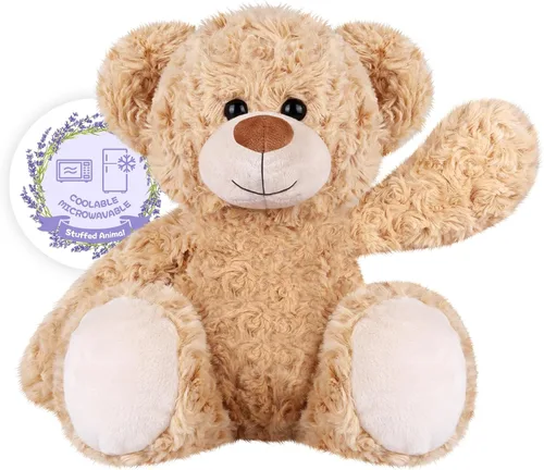 Vista 13 de SuzziPals Vaca de las Tierras Altas de Peluche Calentable y Enfriable, Almohadilla Calentable Microondable para Relajación y Alivio, Juguetes