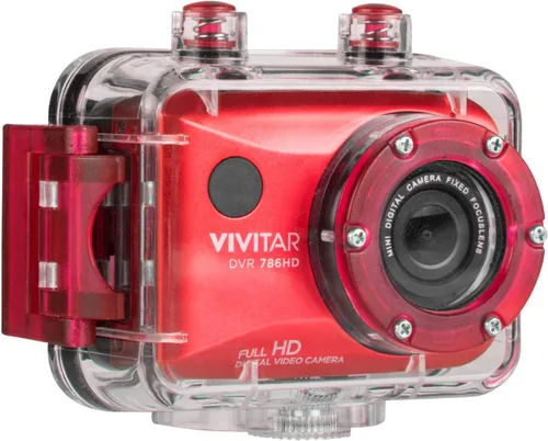 Vista 3 de Vivitar DVR786HD-RED-WM DVR 786 Full HD ActionCam