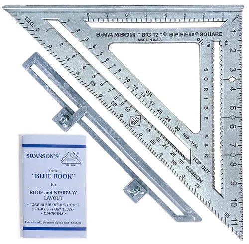 Vista 10 de Swanson Tool Co S0101 - Escuadra rápida de 7 pulgadas, azul
