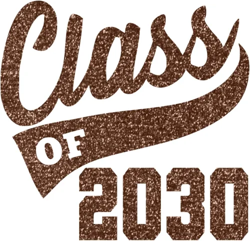 Vista 14 de Adhesivo de graduación para planchar, calcomanía para camisa de clase de 2030, parche de graduación HTV para graduados, color de tamaño de selección