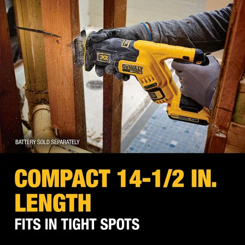 Vista 4 de DEWALT DCS367B 20V Max XR Sierra de sable compacta sin escobillas, (sólo herramienta)