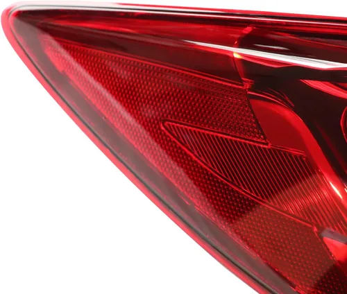Vista 3 de Para 2013 2014 2015 2016Mazda CX-5 Luz trasera halógena izquierda lado conductor rojo carcasa roja y lente humo