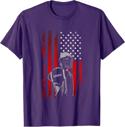 Vista 54 de Camiseta de fútbol americano, Negro