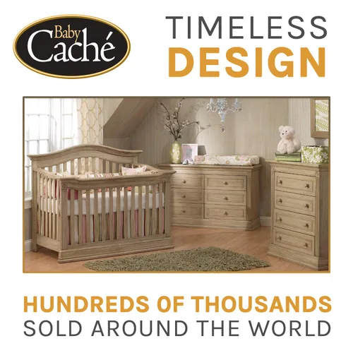 Vista 5 de Baby Cache Decoración de mesa de cambio de madera natural Colección Montana Madera flotante
