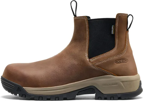 Vista 3 de KEEN Utility Botas de trabajo impermeables Evanston Chelsea (punta de carbono)