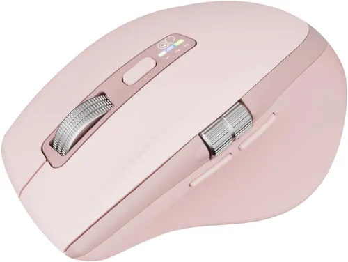Vista 9 de INFINMIND Ratón inalámbrico Bluetooth con desplazamiento lateral y multidispositivo, ratones de computadora ergonómicos con desplazamiento