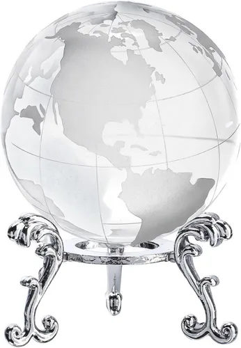 Vista 11 de Bola de cristal óptico transparente K9 de 3.94 pulgadas con soporte, esfera de vidrio decorativa para fotografía, decoración mágica de adivinación