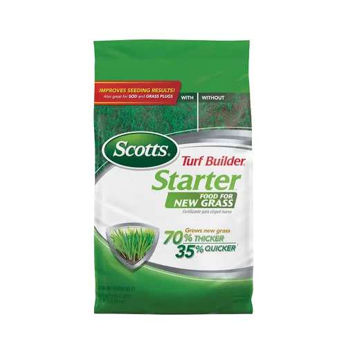 Vista 10 de Scotts Turf Builder - Alimento de inicio para césped nuevo, 15 libras (paquete de 2)