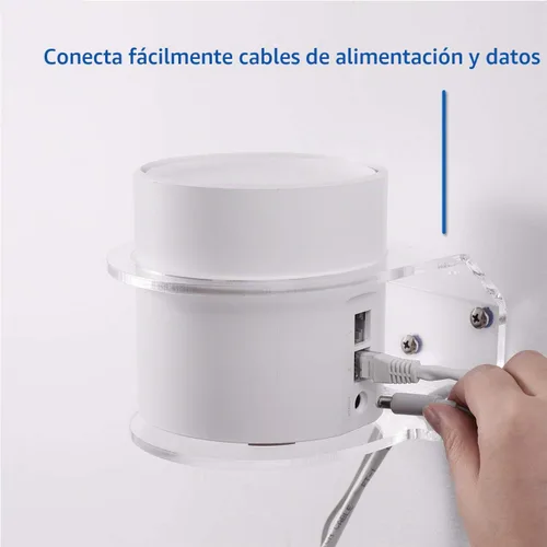 Vista 3 de HOLACA - Soporte de pared para TP-Link Deco X20 X55 X55 Pro X60 X68 WiFi 6 Mesh WiFi (AX1800, AX3000, AX3600), soporte acrílico simple y resistente