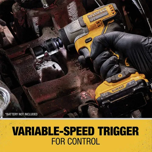 Vista 5 de DEWALT Llave de impacto MAX* de 12 V, inalámbrica, 3/8 pulgadas, solo herramienta (DCF902B)