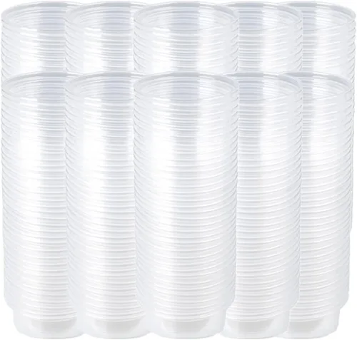 Vista 8 de Plato de comida Gecko crestado, 100 unidades, tazas de alimentación de reptiles de plástico de 0.5 onzas