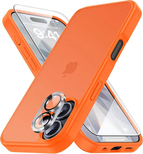 Vista 35 de Yriklso 3 en 1 Funda Magnética Fuerte para iPhone Air, 1X Protector de Pantalla + 1X Protector de Lente de Cámara, Cubierta Protectora a Prueba
