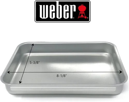 Vista 2 de Weber #93305 kit de bandeja recolectora de aluminio