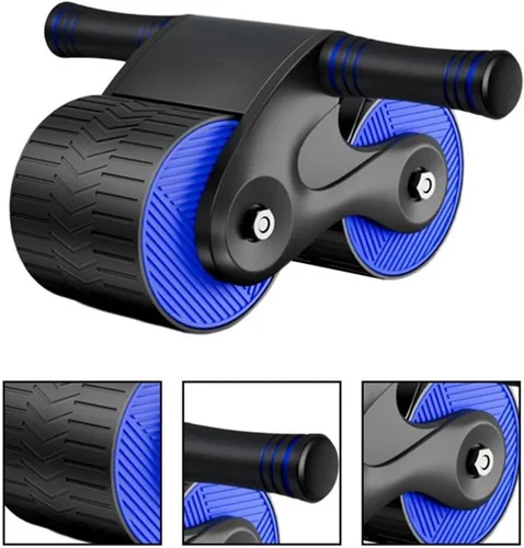 Vista 6 de Abdominales Dieta Músculos Abdominales Fitness Rueda Ab Slide Entrenamiento Rebote Automático Rueda Abdominal Rueda Para