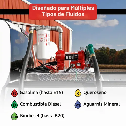 Vista 4 de Fill-Rite Bombas de Transferencia de Combustible de 12V y 20 GPM (Serie 4200)