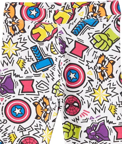 Vista 14 de Amazon Essentials Disney Marvel Star Wars Frozen Leggings para niñas y niños pequeños, multipaquetes