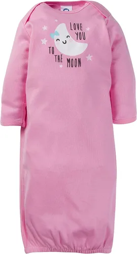 Vista 2 de Gerber Baby 4-Pack Gowns