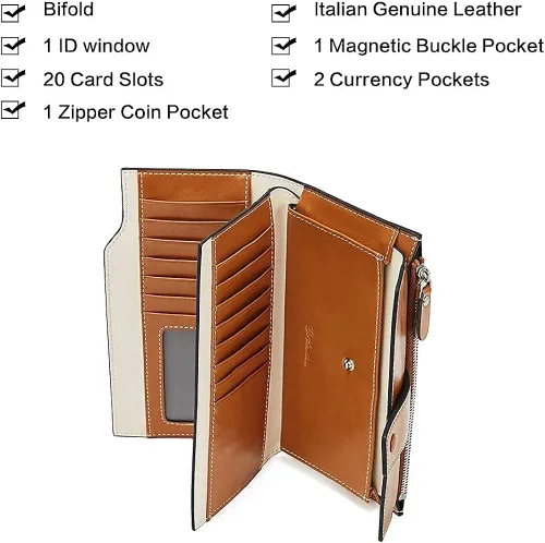 Vista 9 de BOSTANTEN Bolso de cuero del cubo del diseñador Hobo bolsos de hombro conjunto con monederos del embrague paquete con la cartera de cuero
