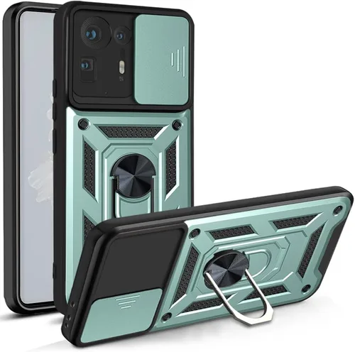 Vista 249 de Compatible con Tecno Pova Neo 2 Bracket Shell, con cubierta deslizante para lente de cámara compatible con Tecno Pova Neo 2 LG6n Case Negro