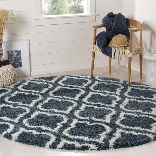 Vista 38 de SAFAVIEH Hudson Shag Collection - Alfombra decorativa de 2 x 3 pies, diseño marroquí, color gris y marfil, no desprende pelusa y de fácil cuidado, 2