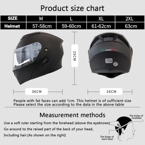 Vista 7 de Casco modular Bluetooth para motocicleta, aprobado por DOT, abatible, de cara completa, integrado, antivaho, doble visera, casco para motocicleta