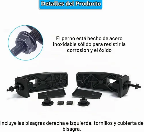 Vista 2 de Juego de bisagras de vidrio para ventana trasera y puerta elevada, par derecho izquierdo para Ford Escape Mercury Mariner Mazda Tribute #