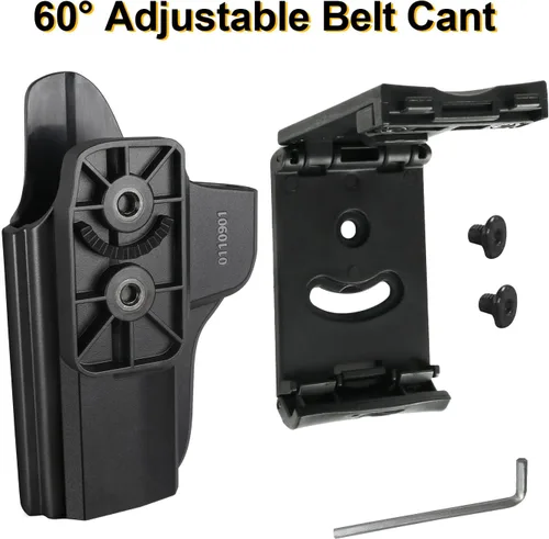 Vista 4 de Funda para Ruger Security 9, OWB Funda de paleta para Ruger Security-0.354 in Compact/Pro/Standard (no para modelos láser), inclinación ajustable