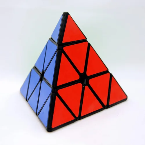 Vista 8 de Bukefuno QY Toys MS Series - Cubo magnético de velocidad pirámide de 3 x 3 pulgadas, QY MS M Pyraminx Mofangge Speed Cube (versión negra)