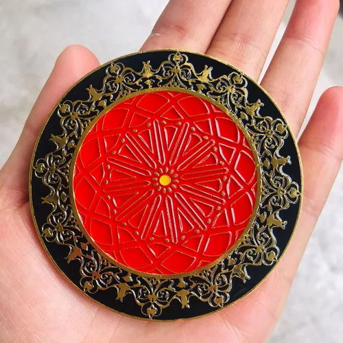 Vista 8 de Moneda de marcador de juramento de sangre, monedas de metal, accesorios de película John para cosplay, moneda de colección para fanáticos