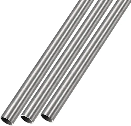 Vista 13 de METALLIXITY Tubo de acero inoxidable 304 (0.079 in de diámetro x 0.006 in de pared T x 9.843 in de largo), 3 piezas, tubo recto - para muebles
