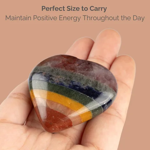 Vista 4 de Piedra del corazón (7 chakra)