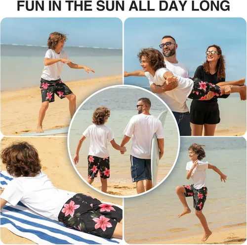 Vista 113 de Kanu Surf Traje de baño Yolo de secado rápido UPF 50+ para niños