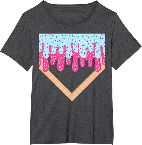 Vista 31 de Baseball Drip Boys Home Plate Ice Cream Sport Players & Fans Camiseta