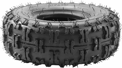 Vista 2 de 4.10-4 Knobby Dirt Neumático de 2 capas - para scooter de gas, Go Kart, bicicleta de bolsillo [3115]