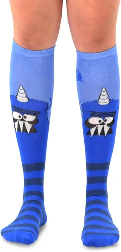 Vista 6 de TeeHee - Calcetines de Navidad divertidos hasta la rodilla, paquete de 9 con caja de regalo