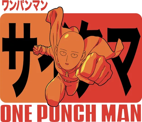 Vista 2 de One Punch Man Saitama Punch Pose - Camiseta de manga corta para hombre y mujer