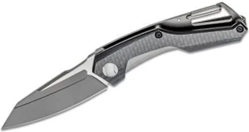 Vista 2 de Kershaw Reverb Pocket Knife, 2.5-in. 8Cr13MoV Manual Open Blade, Lightweight, Outdoor Knife for Hiking, Camping Negro