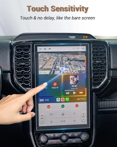 Vista 6 de Protector de pantalla compatible con Ford Ranger 2026, antirreflejos, mate, para Ford Ranger LARIAT/Raptor SYNC 4 Pickup Truck de 12 pulgadas