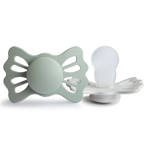 Vista 35 de FRIGG Daisy SilkySoft Chupete de Silicona para Bebé Fabricado en Dinamarca Sin BPA (Rosa Bebé/Lila Suave, 0-6 Meses)