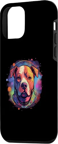 Vista 2 de Funda para iPhone 12 mini Pitbull Terrier para hombre y mujer