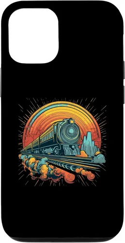 Vista 26 de Funda para iPhone 16 Train Locomotora y modelo de trenes de ferrocarril